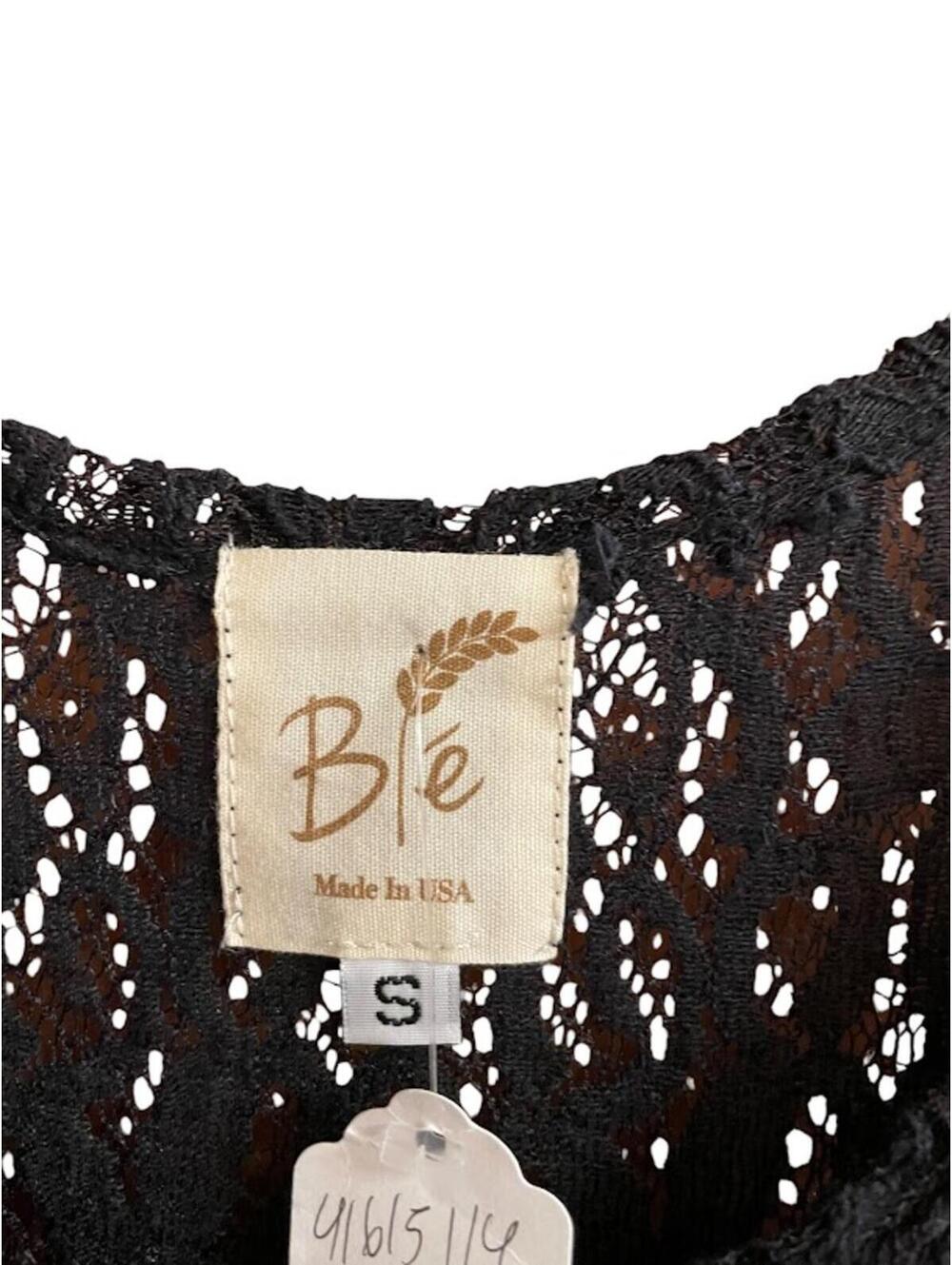 Be Made in USA Black Charcoal Gray Sleeveless Lace Knit Swing Dress NWT Sz Small - Picture 4 of 13